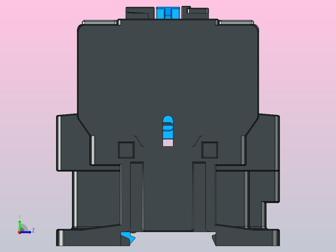 NXCF-25～38交流接触器三维模型202412左视图