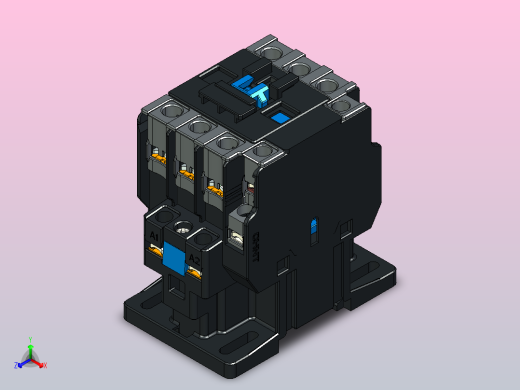 NXCF-25～38交流接触器三维模型202412正等轴测缩略图