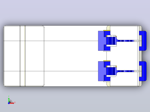 NXU-IIG E 2P电涌保护器三维模型202404前视缩略图
