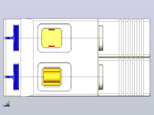 NXU-IIG E 2P电涌保护器三维模型202404右视缩略图