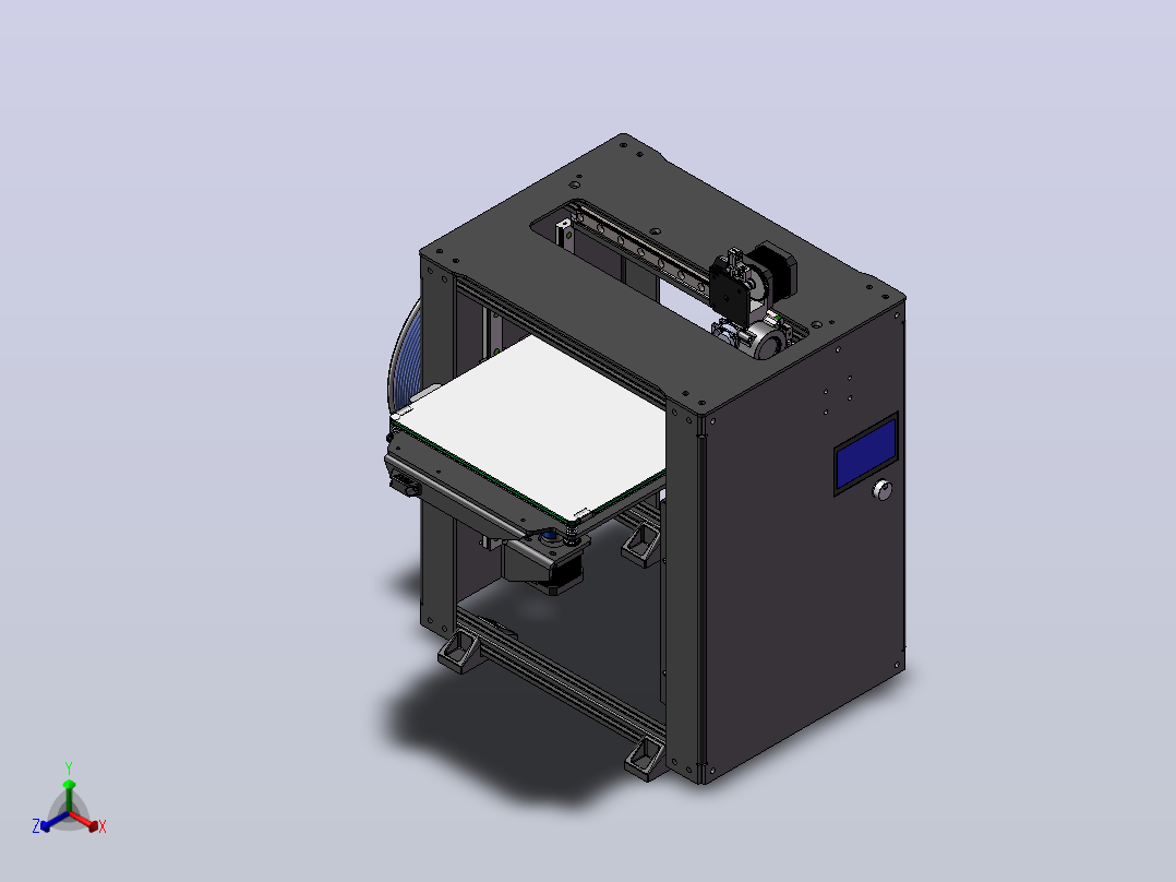 EVM00098-3d打印机正等轴测图