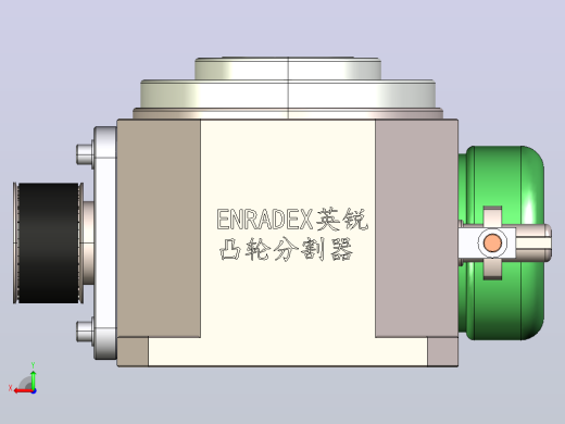 ER-RU110DT英锐凸轮分割器全套3D图档后视缩略图