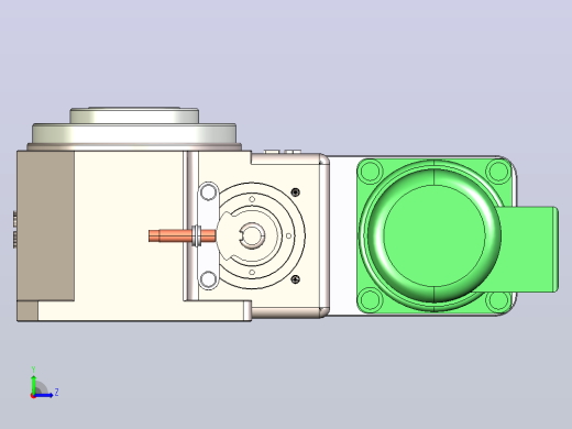 ER-RU110DT英锐凸轮分割器全套3D图档左视缩略图
