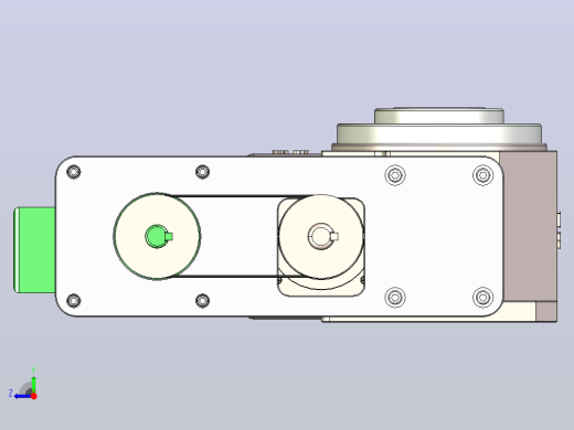 ER-RU110DT英锐凸轮分割器全套3D图档右视缩略图