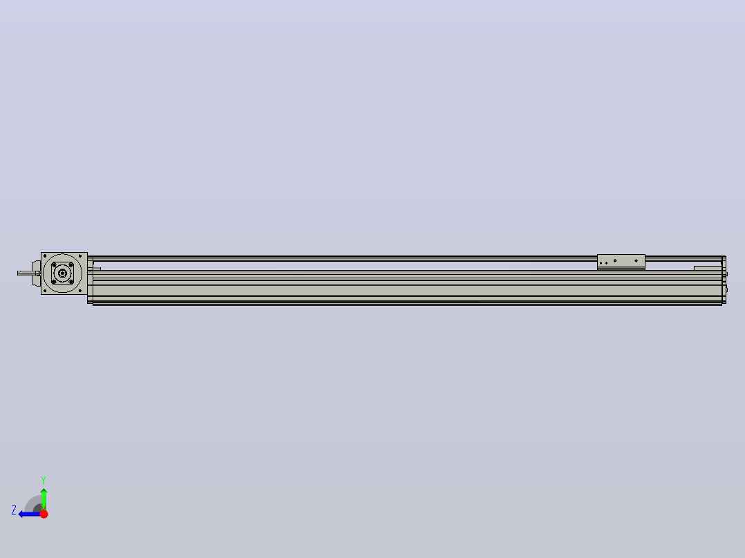 MT75BT半封闭皮带滑台[MT75BT.L80.700.RT.P40.C3]右视图