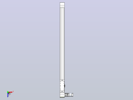带式直线轴半闭式TPA-ONB-80-170-L1250-DR-J60-N3俯视缩略图