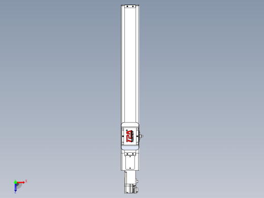 滚珠丝杠直线轴带导轨全封闭TPA-HCR-65S-1610C-L400-M-Y-P10-N3俯视缩略图