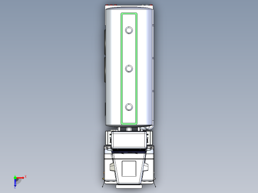 沃尔沃油料运输车CATIA V5 r21模型俯视缩略图