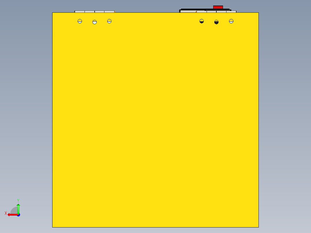 测试P板手动夹具后视图