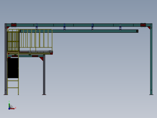 钢结构平台前视缩略图