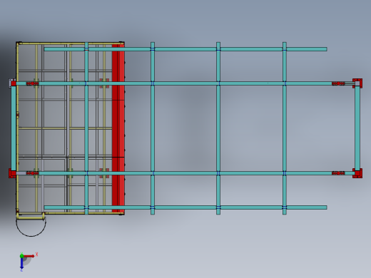 钢结构平台俯视缩略图
