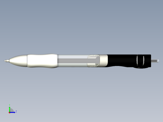 inventor圆珠笔模型左视缩略图