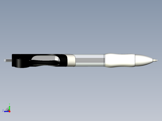 inventor圆珠笔模型右视缩略图