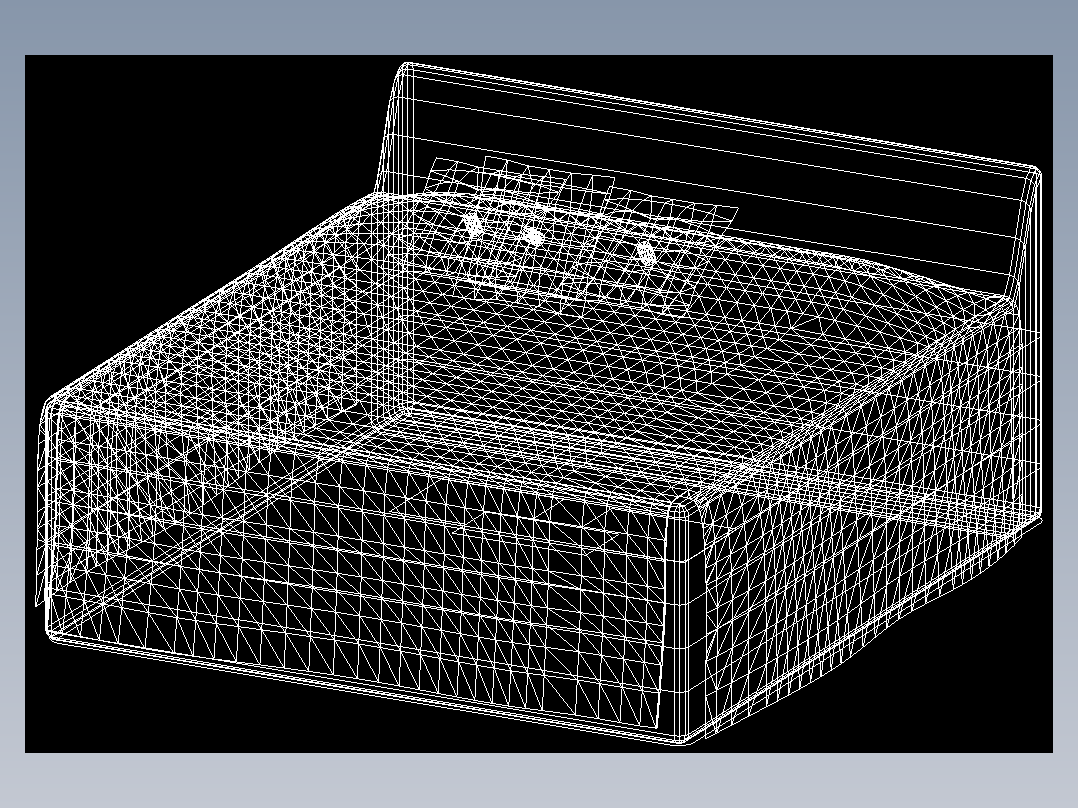 室内家具和灯具等的模型十-J-B08