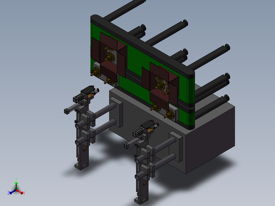 自动纸箱包装机非标机械素材3D图纸自动化设备三维模型