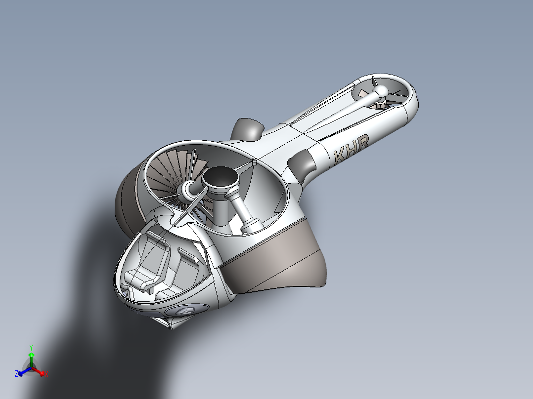 40--Terrafugia tf-x飞车imagine三维模型图纸正等轴测图