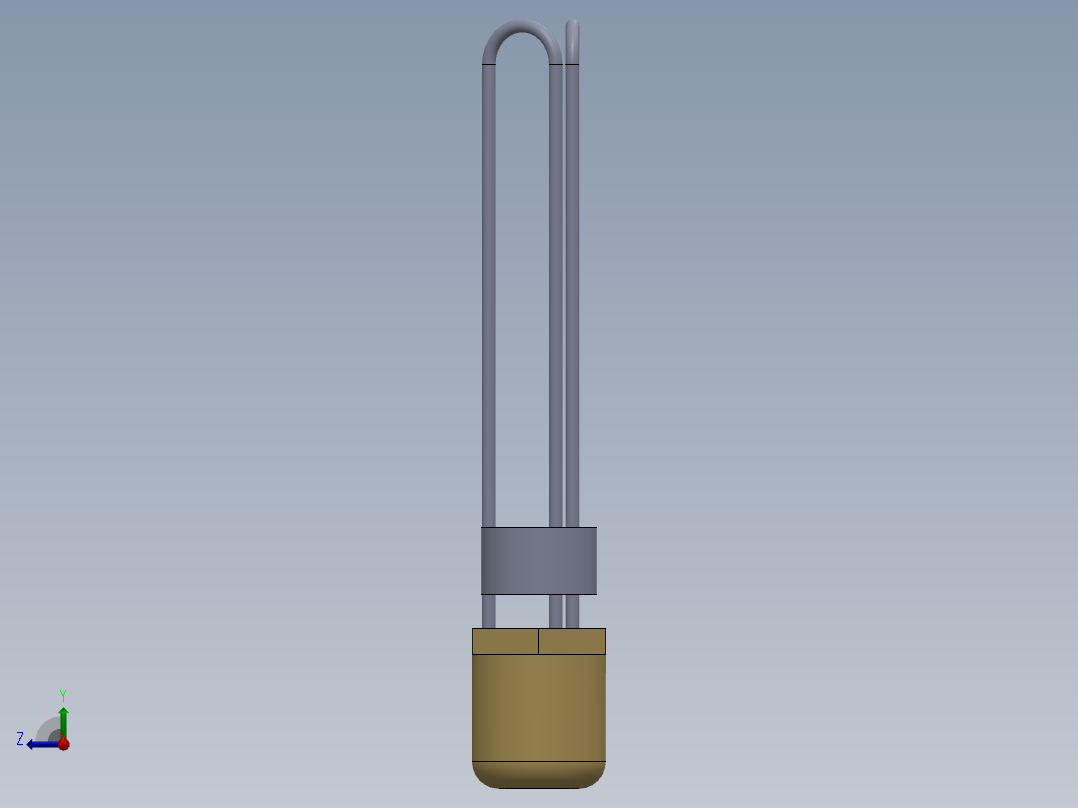 电热器(浸入式加热器+2+12)右视图