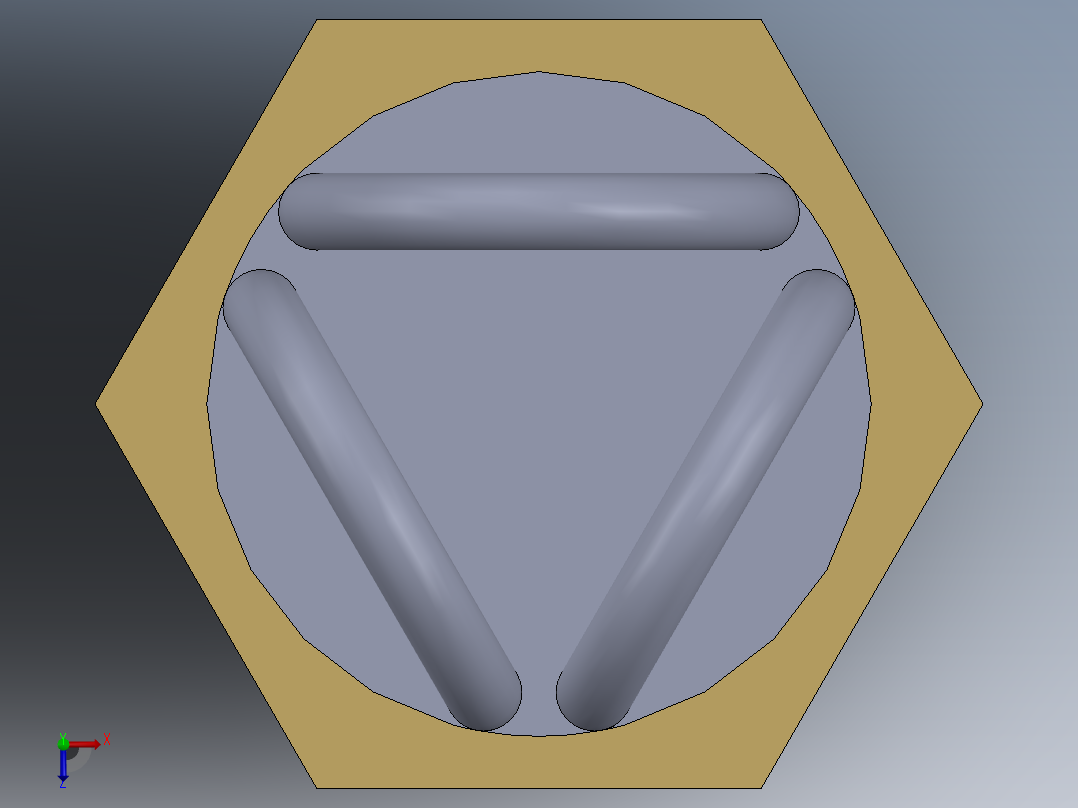 电热器(浸入式加热器+2+12)俯视图