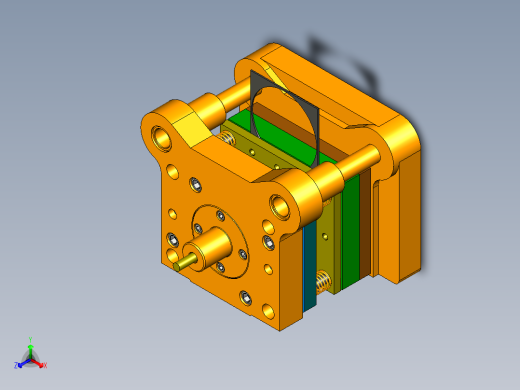 轴承座冲孔落料拉深复合模（CAD图+UG三维）