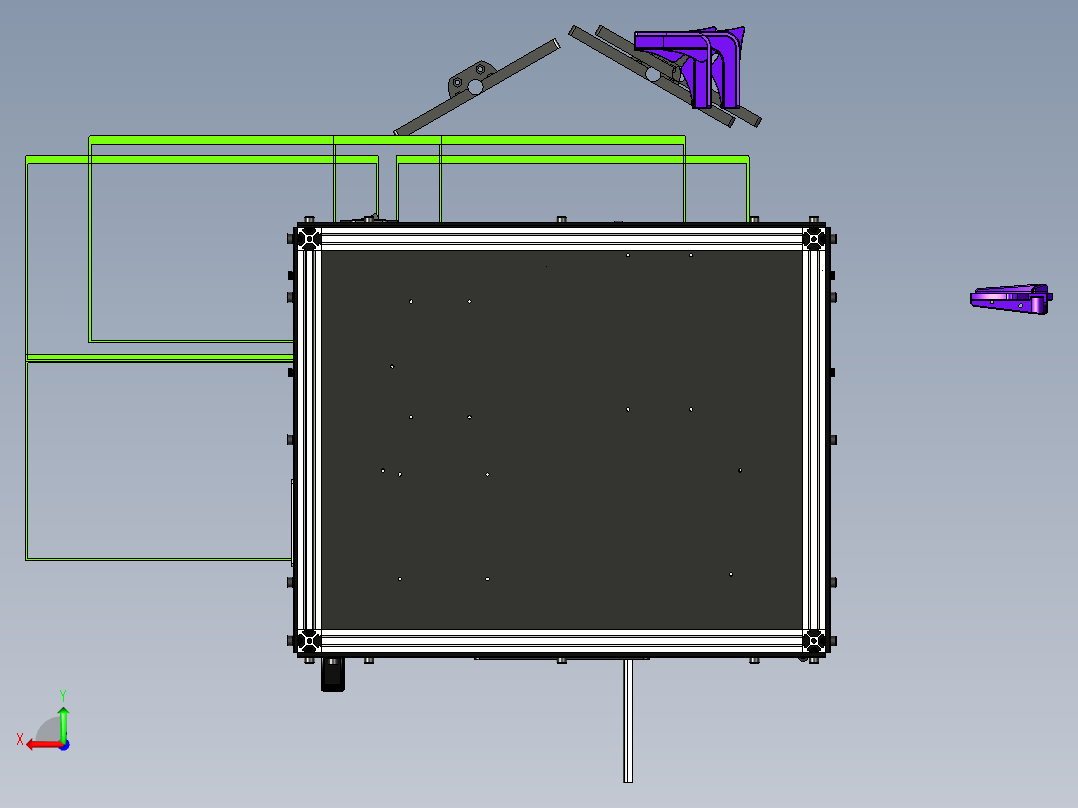 服务器机柜 (12)后视图