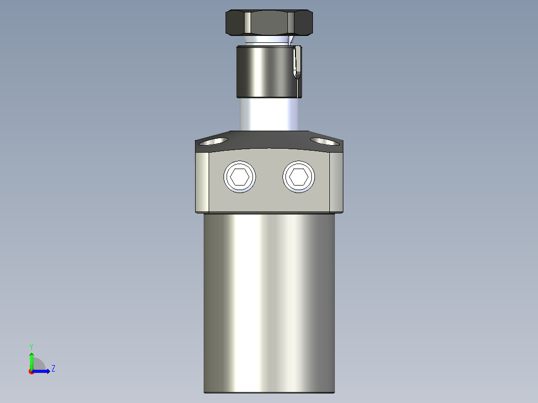 KOSMEKLHS0400-GR-Y60多系列多零件图纸模型左视图