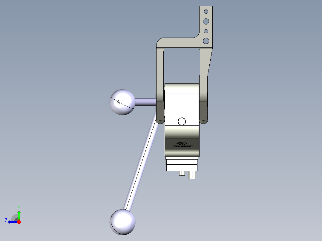 德克斯TUNKERS气缸数模V63.1 Z A11 T12 5~44_GRAD右视图