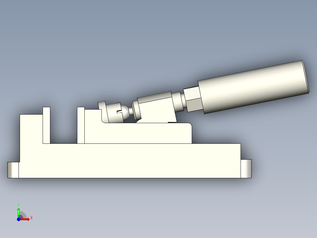 手用虎钳前视图
