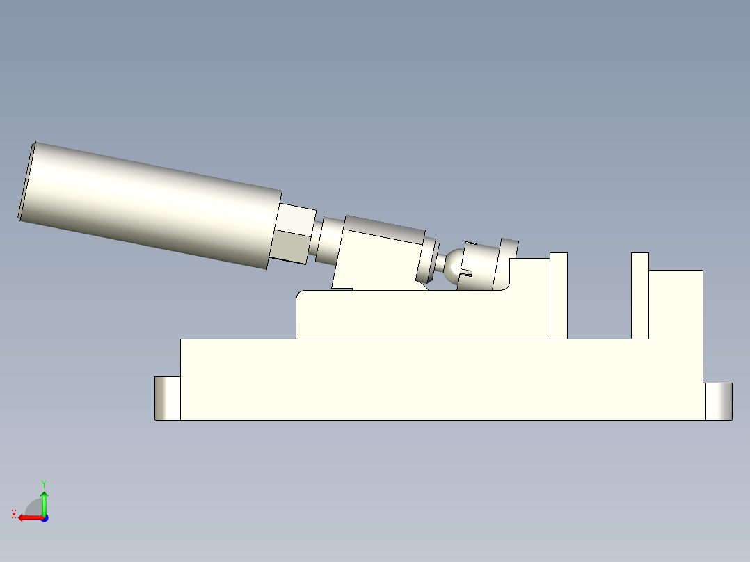 手用虎钳后视图