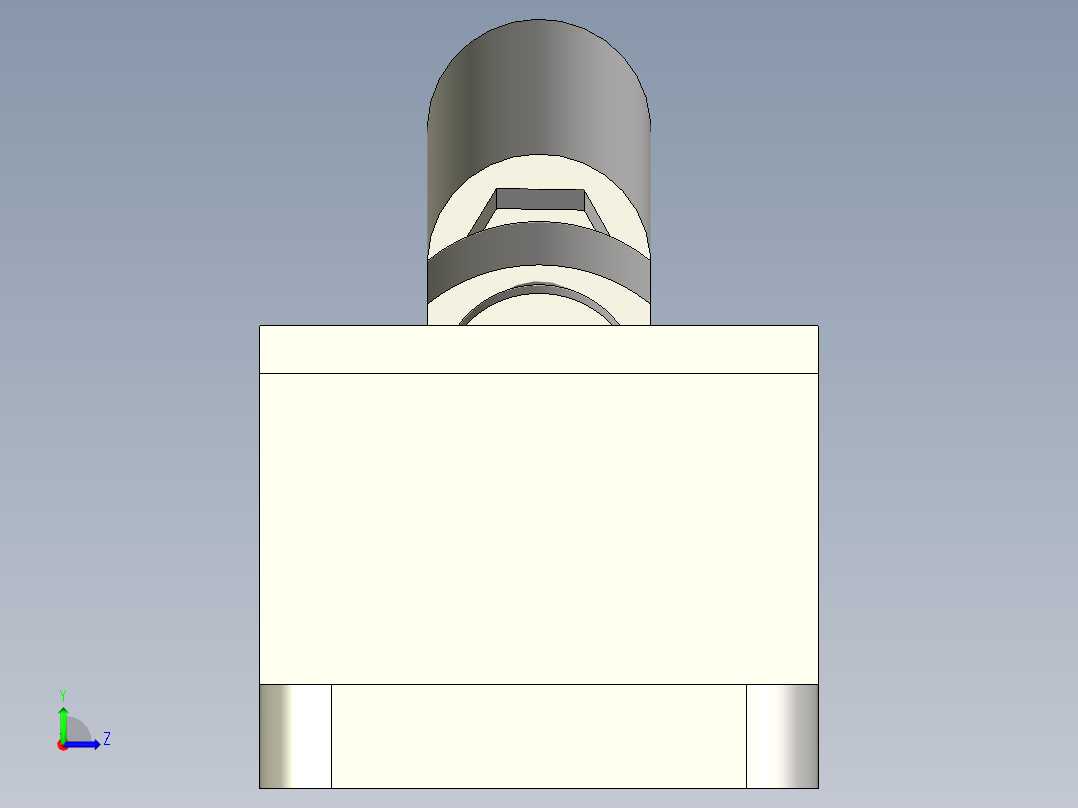 手用虎钳左视图