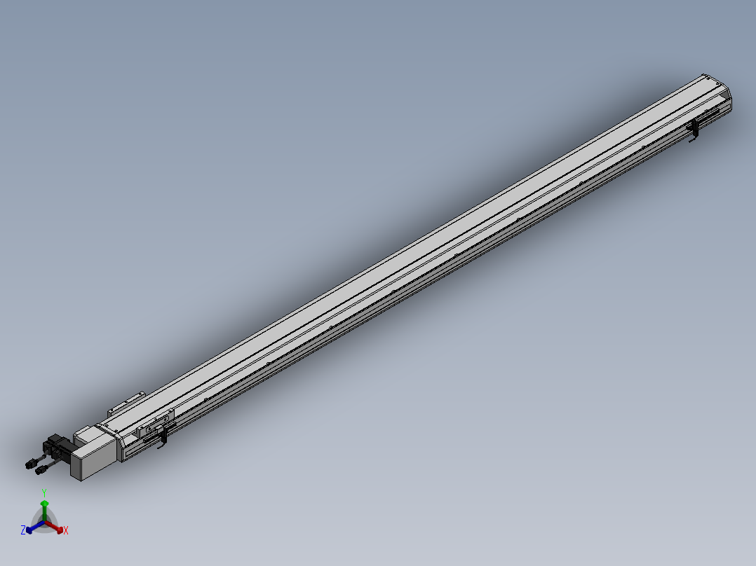 精密模组MT100-L78-1700-R-M10-C4正等轴测图