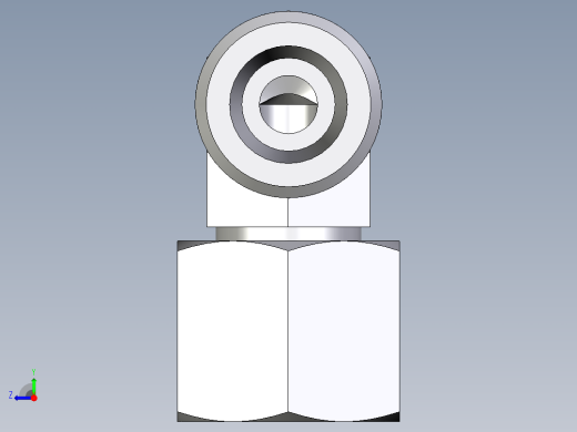 卡套式工业通用硬管接头EO_Swivel_nut_elbow_EW08SOMDCF右视缩略图