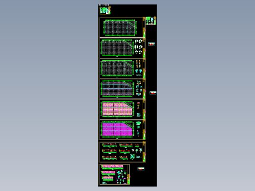 成都某公司钢结构布置CAD图