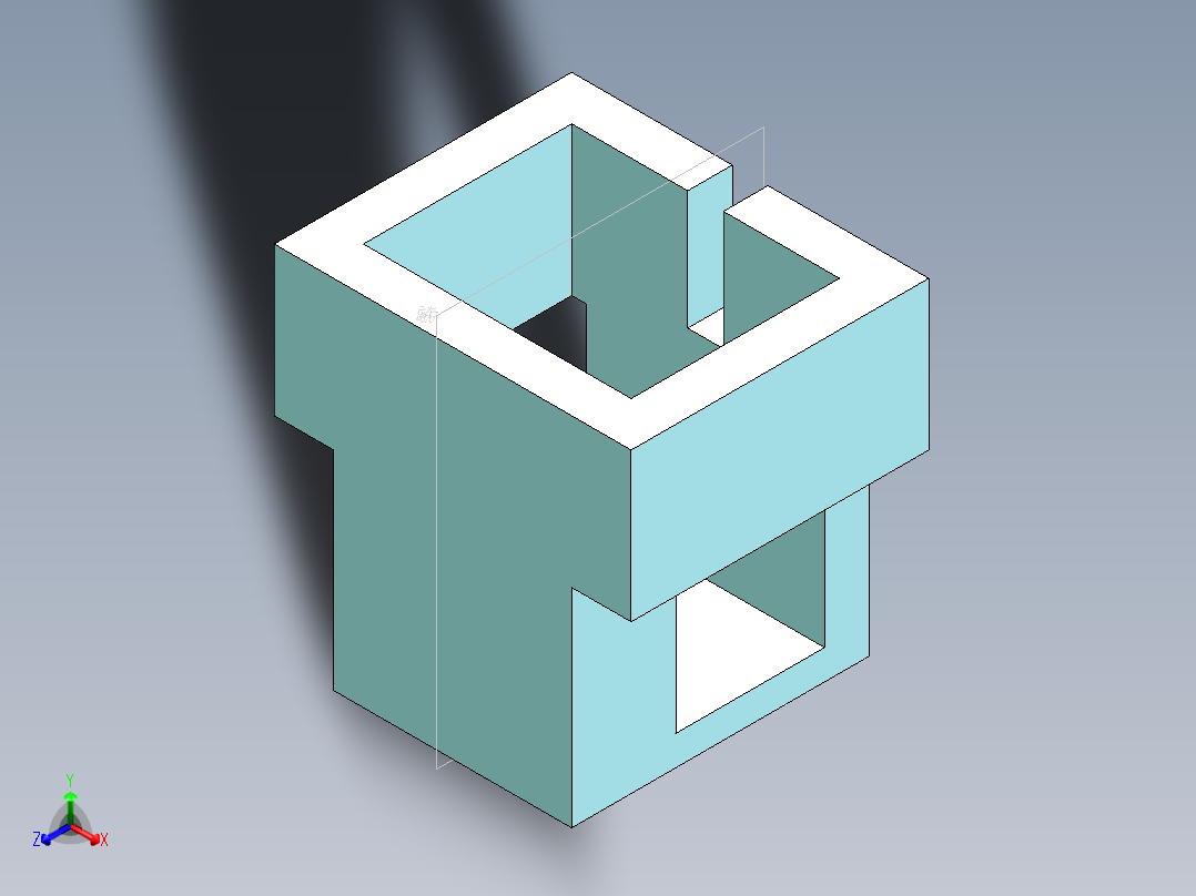 S2 机架正等轴测图