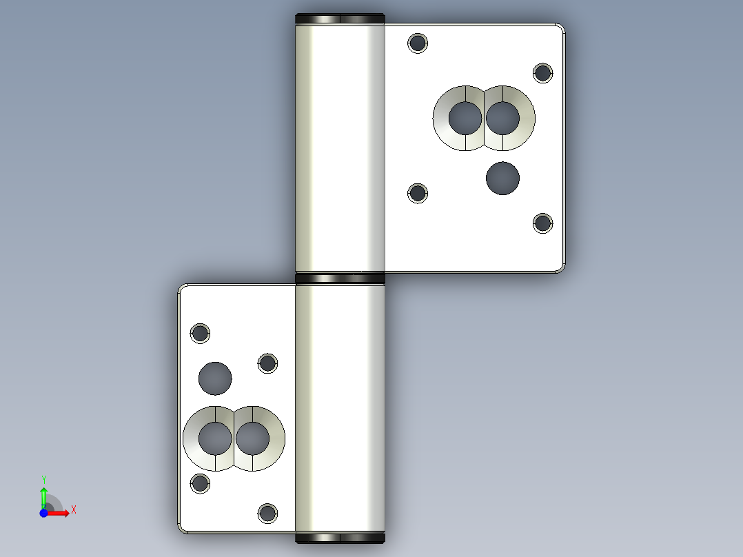 型材-KJN 8-10 SLOT REMOVABLE HINGE 3842544553前视图