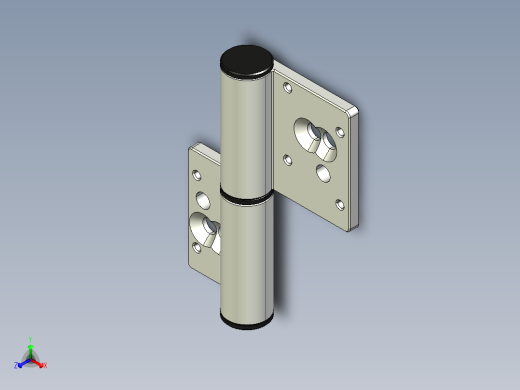 型材-KJN 8-10 SLOT REMOVABLE HINGE 3842544553正等轴测缩略图