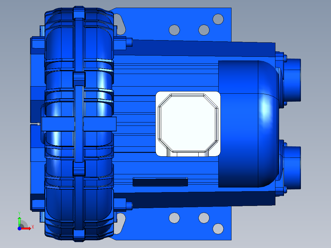 高压风机前视图