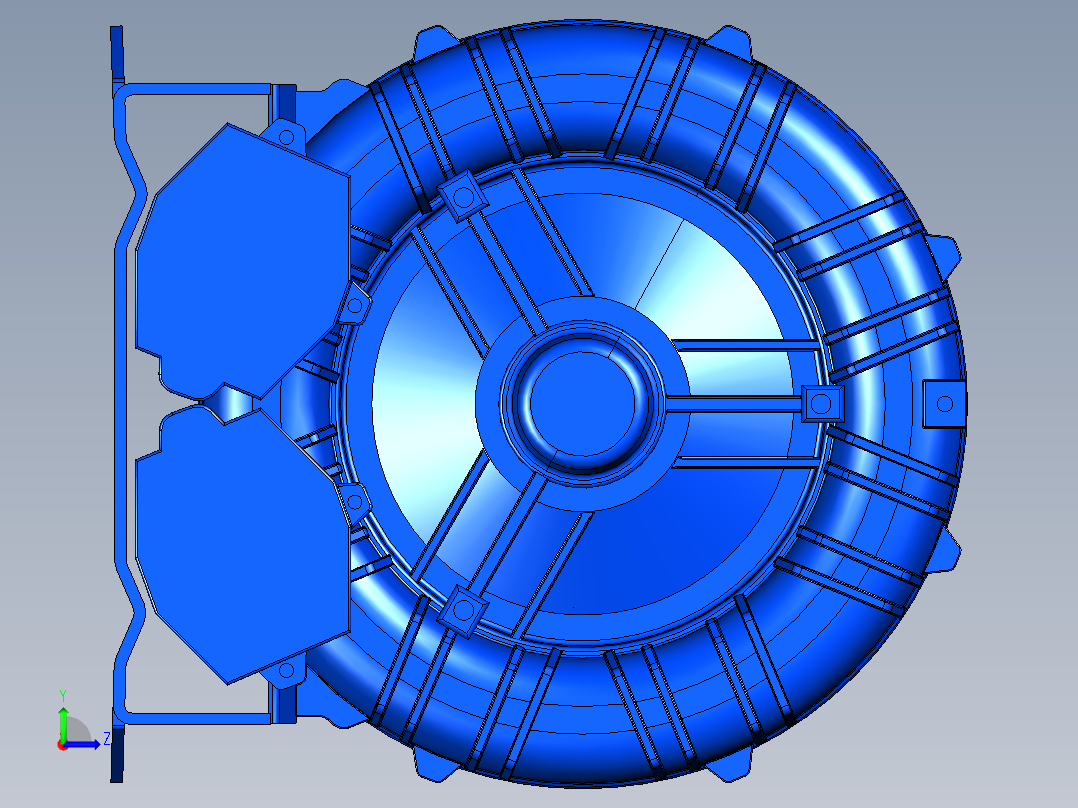 高压风机左视图