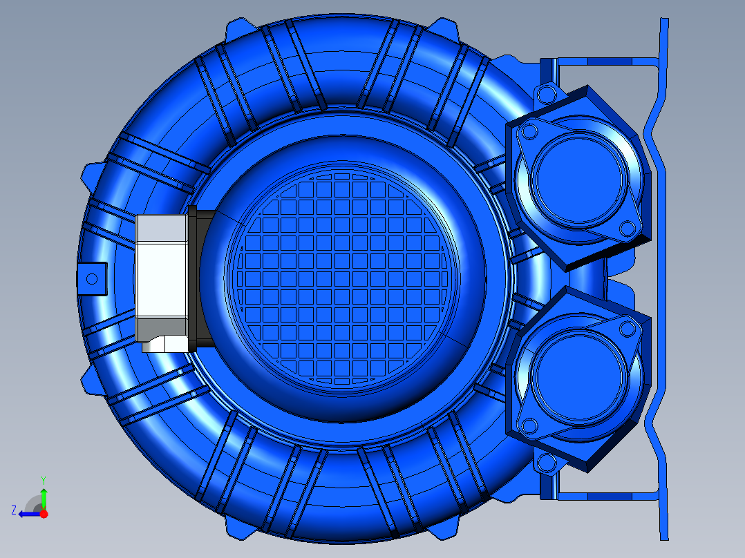 高压风机右视图