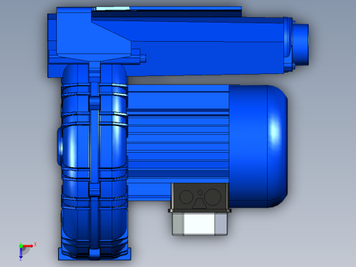 高压风机俯视缩略图