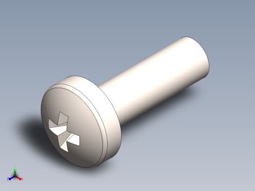 螺丝 M2.5 十字盘头-M2.5 x 8 Screw head.SLDPRT