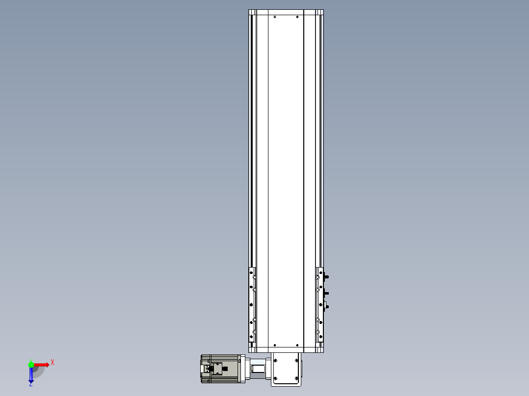 东锦同步带传动-直线滑台模组DH210B-L150-S600-BL-P750W-C3.STEP俯视图