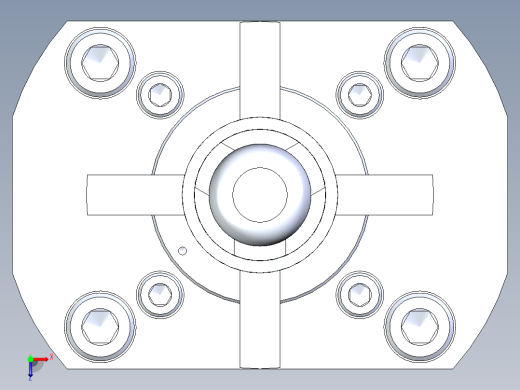 KOSMEKSFK2130-G多系列多零件图纸模型俯视缩略图