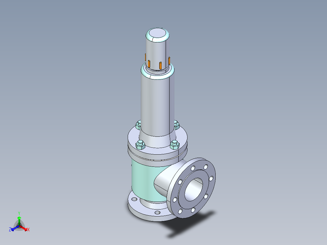阀门模型-__________[65]正等轴测图