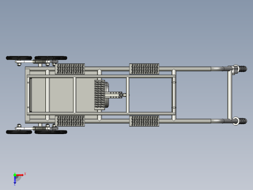 电动爬楼行李架设计 1134656 三维通用格式俯视缩略图