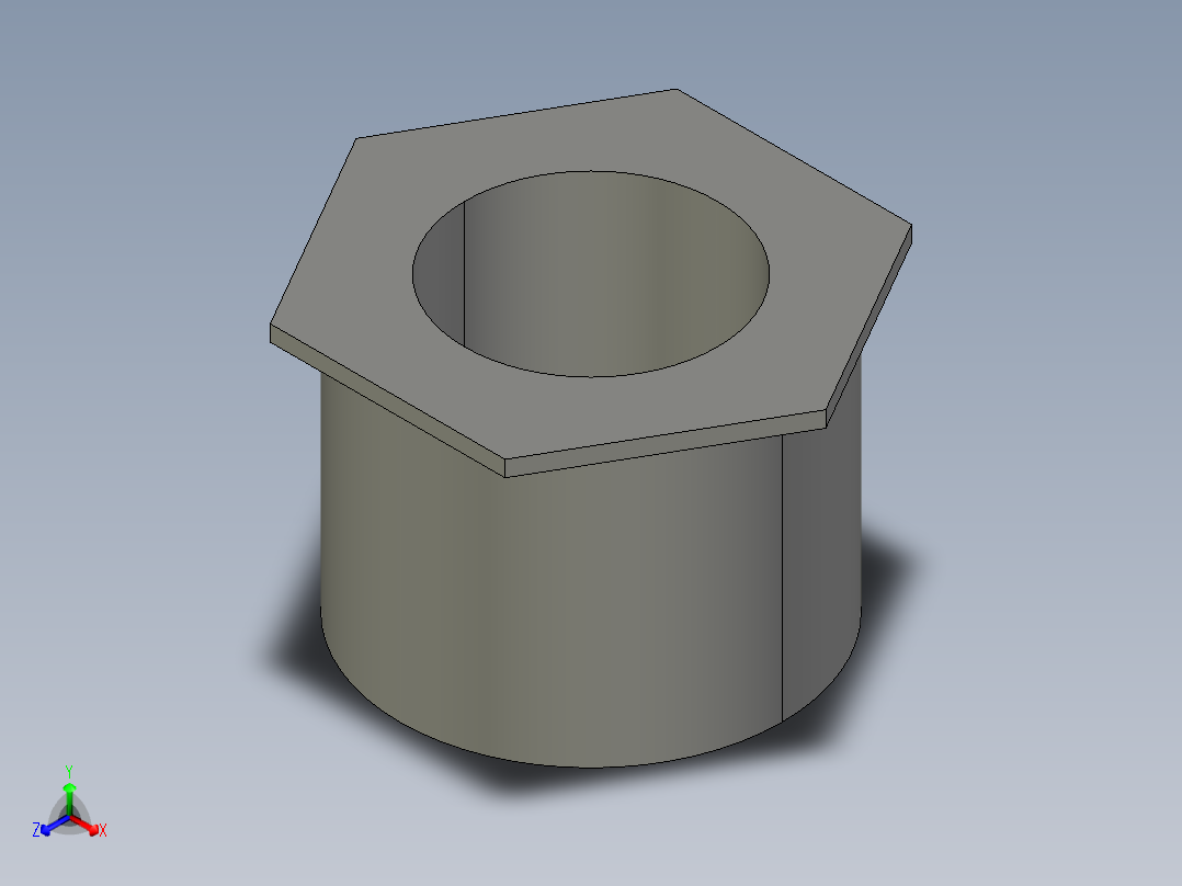 船舶管路系统SeaCor_ReducerBushing_SxSPIG_37J137291_2.5in x 1.5in正等轴测图