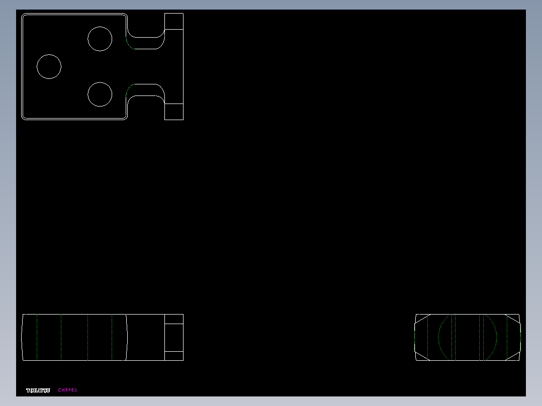 吊模塊CHPP-2D多系列多零件图纸模型