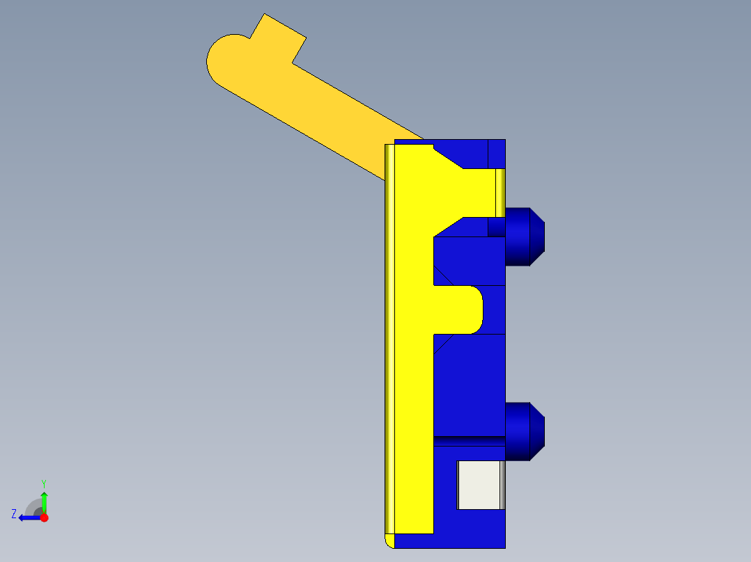 11VL型探测器开关右视图