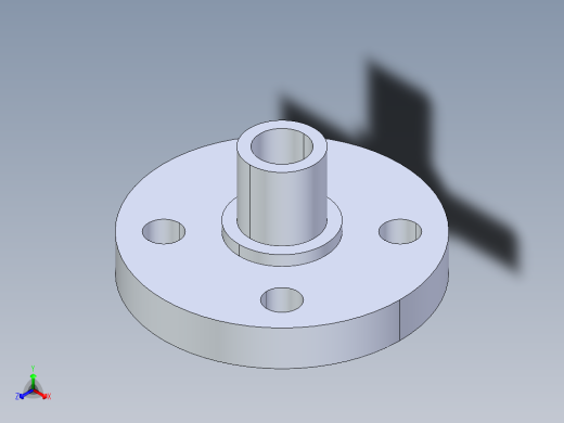 聚氯乙烯配件28-Sch80_Flange Vanstone_SPIG_856-007_0.75in正等轴测缩略图