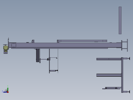 硬纸板材起吊装卸助力臂右视缩略图
