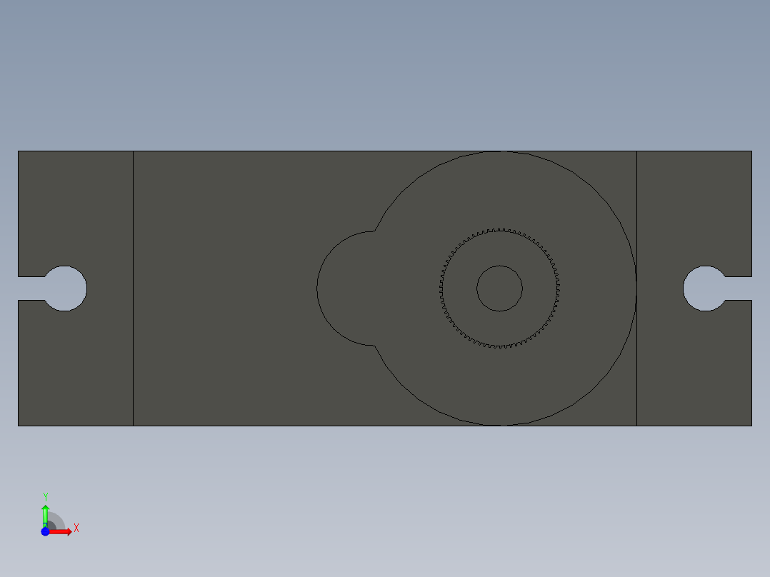 伺服电机前视图